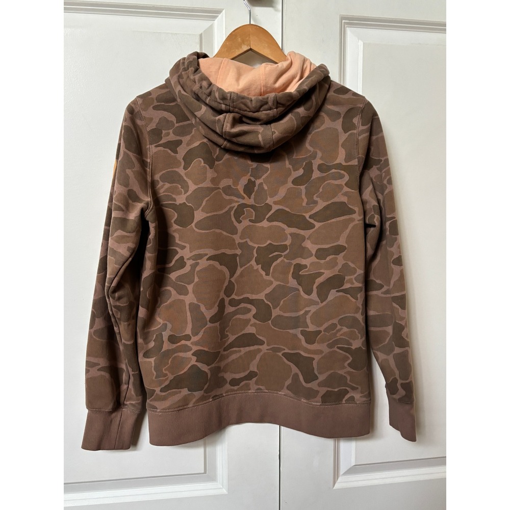 Carhartt Relaxed Fit Midweight Logo Sleeve Graphic Camo Sweatshirt Womens S - Picture 3 of 9